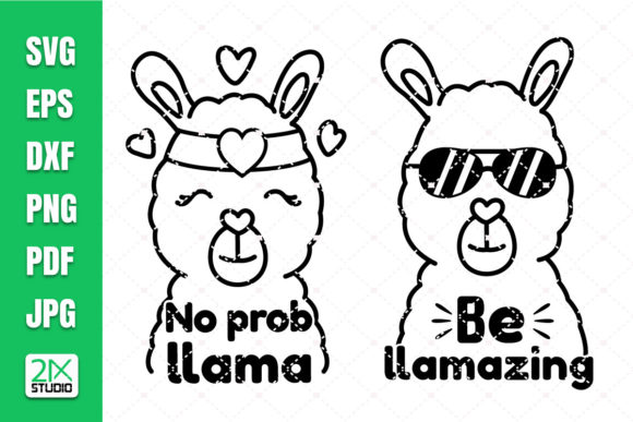 Be Llamazing and No Prob Llama SVG Review