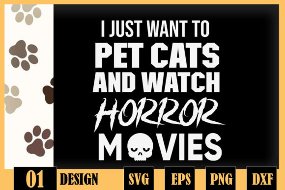 Funny Horror Movie Halloween Cat Lover Review